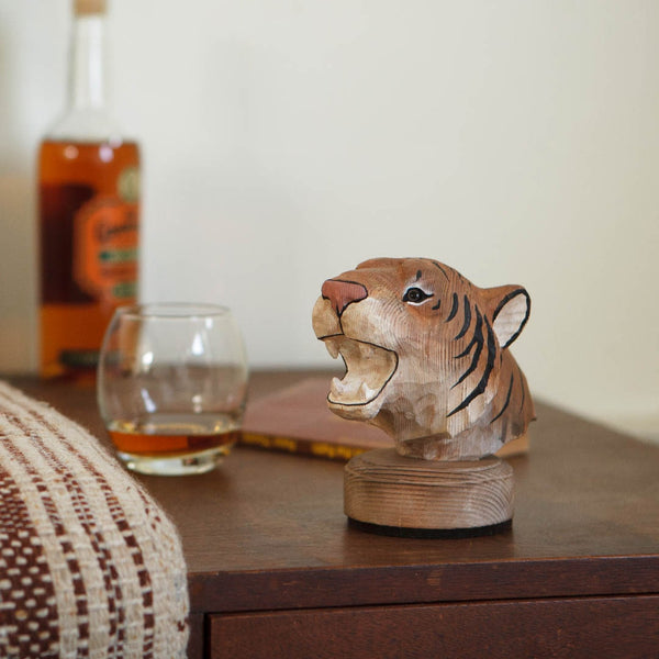 DULTON ( ダルトン ) WOODEN ANIMAL HEAD | ウッデン アニマル ヘッド | ポーラー ベア | ウルフ | タイガー | ライオン | 動物 | 置物 | オブジェ | 木製 | Y-0740 | だるとん