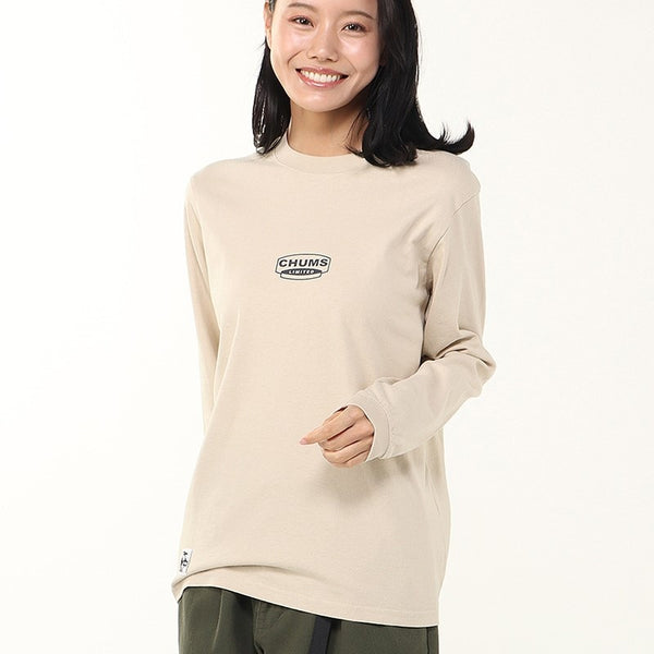CHUMS ( チャムス ) チャムスリミテッドブラッシュドロングスリーブTシャツ | ロンT | ロングTシャツ | 長袖 | 長袖シャツ | ウェア | トップス | ゆとり | ワンポイント | お出かけ | シンプル | バックプリント | CH01-2660 | ちゃむす