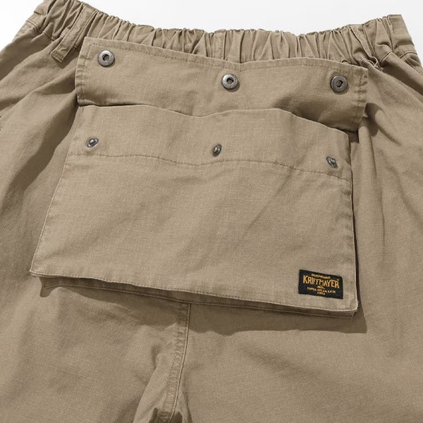 KRIFF MAYER ( クリフメイヤー ) モンキーショーツ | MENS | 2545112 | メンズ | ハーフパンツ | アウトドア | キャンプ | 無骨 | ヒップポケット | 大きめ | ポケット | 収納 | ゴム | ストレッチ | くりふめいやー | カジュアル
