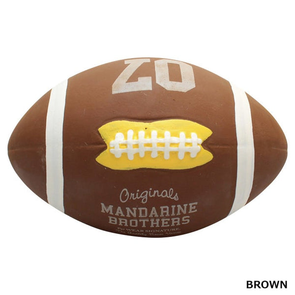 MANDARINE BROTHERS ( マンダリンブラザーズ ) AMERICAN FOOTBALL TOY | 犬 | イヌ | おもちゃ | フットボール | 可愛い | 音が鳴る | まんだりんぶらざーず
