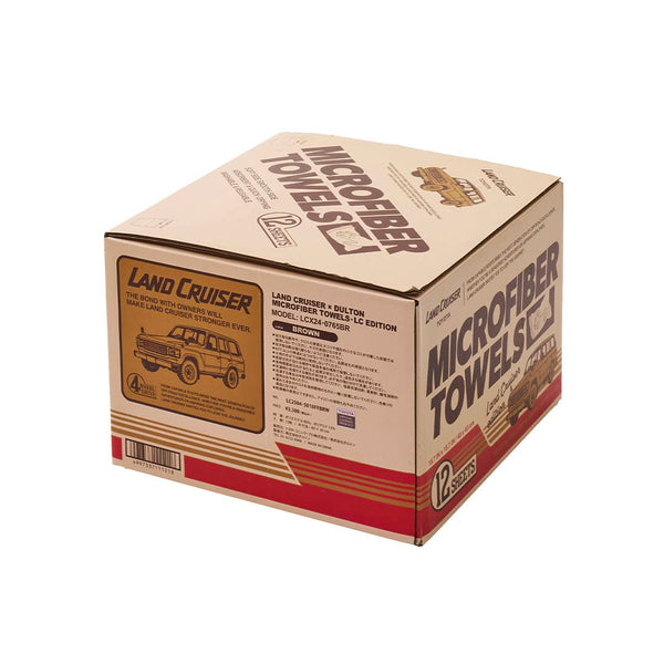 DULTON ( ダルトン ) MICROFIBER TOWELS - LC EDITION マイクロファイバータオルセット LCエディション | 掃除 | ふわふわ | 厚手 | 雑巾 | 吸水 | 多機能 | カーケア | 洗車 | マイクロファイバー | ランドクルーザー | LCX24-0765BR | だるとん