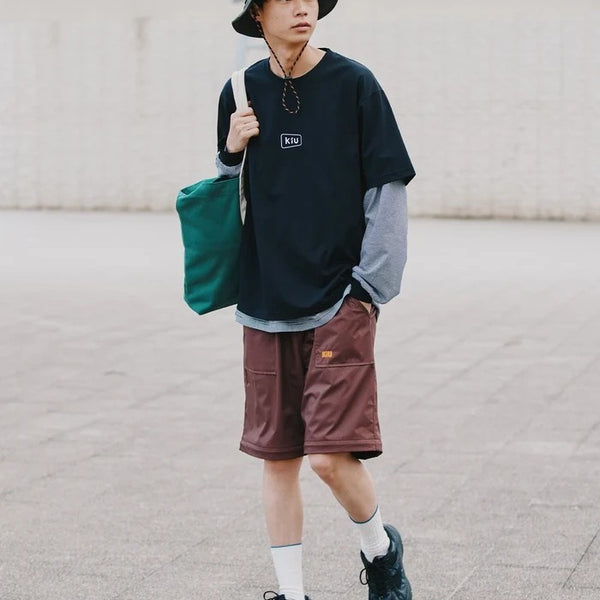 KiU ( キウ ) キウデタッチャブルパンツ K593 アウトドアパンツ レインパンツ パンツ ロングパンツ ショートパンツ 2WAY メンズ レディース ユニセックス 撥水 防水 アウトドアウェア キャンプウェア フェス 旅行 登山 ハイキング 防風