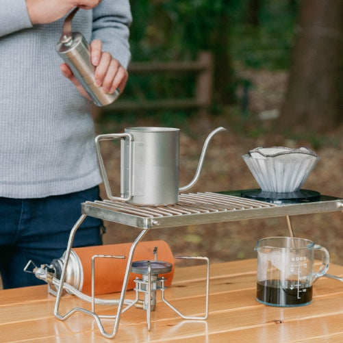 HIGHMOUNT ( ハイマウント ) デタッチャブルケトル 400 | アウトドア | ケトル | クッカー | ケース付 | 取り外し | コンパクト | 2way | 登山 | トレッキング | 45391 | はいまうんと | ソロキャンプ