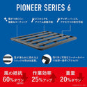 RHINO-RACK ( ライノラック ) PIONEER 6 PLATFORM (2100mm x 1430mm) WITH BACKBONE トヨタ ランドクルーザー 200 ルーフレール有無共通 取り付けキット