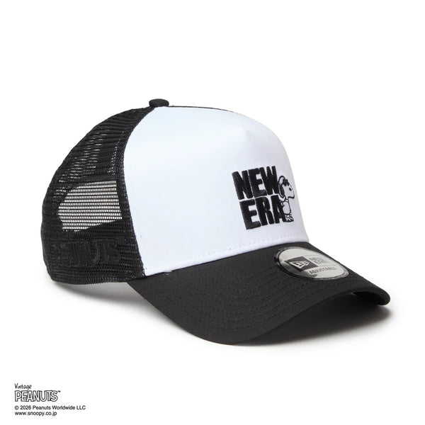 NEW ERA ( ニューエラ ) 9FORTY A-Frame トラッカー Vintage PEANUTS ピーナッツ JOE COOL ジョー・クール | スヌーピー | ユニセックス | サイズ調整 | 日よけ | オシャレ | カーブドバイザー | メッシュ | 14865347 | 14865348 | にゅーえら
