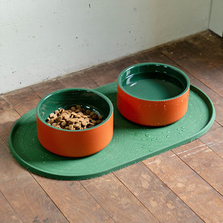 DULTON ( ダルトン ) DOUBLE WALL DOG BOWL ダブル ウォール ドッグ ボウル | ズレにくい | ペット用品 | 水 | においがつきにくい | 汚れがつきにくい | エナメル | マット | シンプル | 餌入れ | ドッグフード入れ | 愛犬 | 犬用