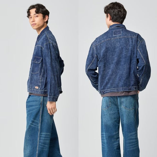 KRIFF MAYER ( クリフメイヤー ) エアーライトデニムジャケット | MENS | メンズ | 2545101 | ジャケット | デニム | 軽量 | 軽い | 通気性 | 羽織る | アウター | 春服 | 綿100% | インディゴ | くりふめいやー | カジュアル | オシャレ