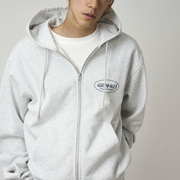 GRAMICCI ( グラミチ ) ORIGINAL FREEDOM ZIP HOODED SWEATSHIRT オリジナルフリーダムジップフーデッドスウェットシャツ | G5FU-J094 | トップス | ウェア | 起毛 | 暖かい | 秋 | 冬 | 保温 | ぐらみち