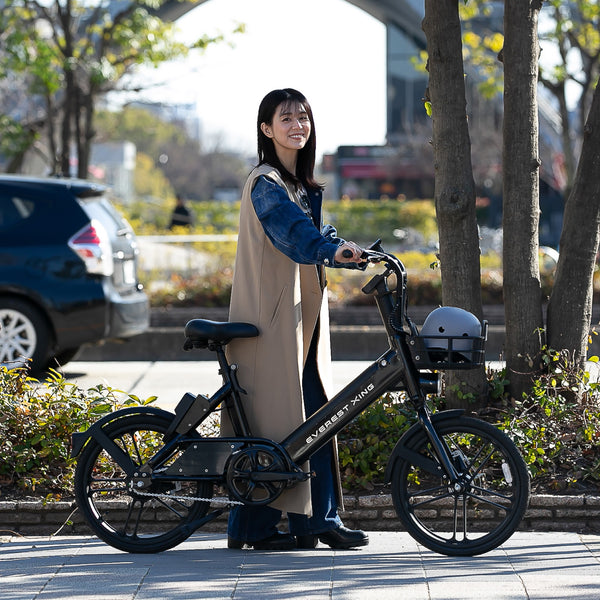 【先行予約キャンペーン！8月末まで！】EVEREST XING CITY+ 電動アシスト自転車 20インチ 子供乗せ対応 通勤 通学 型式認定取得済み 電動自転車 ママにオススメ