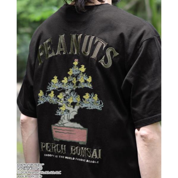 KRIFF MAYER ( クリフメイヤー ) スヌーピー刺繍T ( 盆栽 ) MENS | 2627800 | 半袖 | メンズ | Tシャツ | バックプリント | 綿 | コットン | ユニセックス | オシャレ | くりふめいやー | 半袖Tシャツ | アパレル | トップス