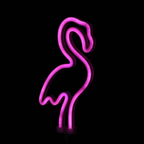 DULTON ( ダルトン ) ソーラー ネオン ライト | ソーラーパネル付 | 可愛い | 恐竜 | オウム | ネオンサイン | 個性 | ドライガーデン | NB-0543 | だるとん | ソーラー | 光る | 植木