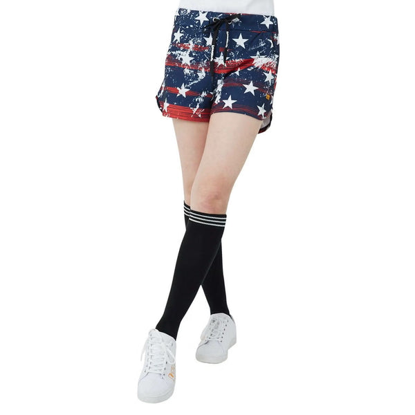 【 SALE 】 LOUDMOUTH ( ラウドマウス ) レディース スウェットショートパンツ ネイビー | ショーパン | ゴルフ | ウェア | 派手 | 可愛い | 吸汗 | 速乾 | アウトドア | 動きやすい | 通気性 | 762354 | らうどまうす