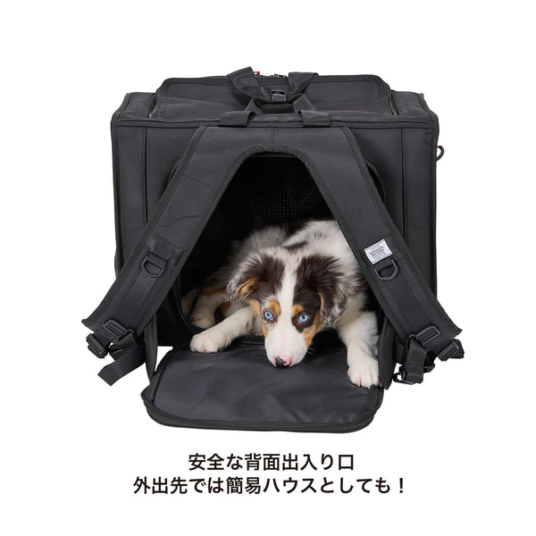 MANDARINE BROTHERS ( マンダリンブラザーズ ) BRIXTON CARRY BACKPACK －WIDE－| ペット | 犬 | 犬用品 | 外出 | リュック | 愛犬 | ダブルメッシュ | 旅行 | 15kg
