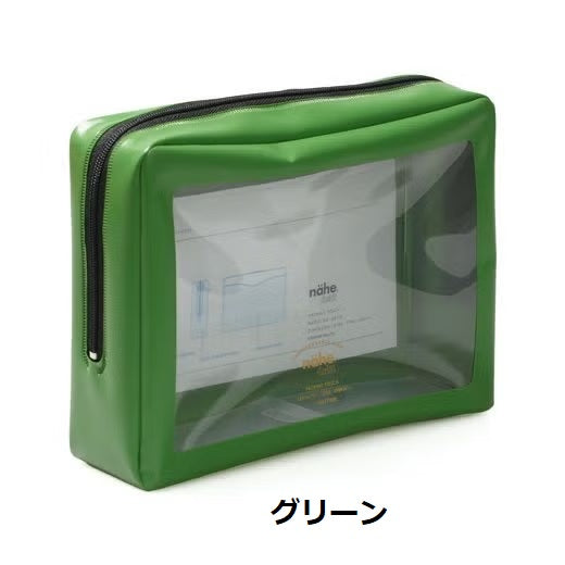 HIGHTIDE ( ハイタイド ) パッキングポーチ L | ポーチ | 透明窓 | シンプル | アウトドア | 旅行 | キャンプ | レジャー | 収納 | 小物入れ | 化粧ポーチ | ネーエ | プレゼント | ギフト | GB248 | はいたいど | PVC