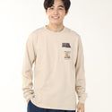 CHUMS ( チャムス ) ホットチョコレートポケットブラッシュドロングスリーブTシャツ | ロンT | ロングTシャツ | 長袖 | ウェア | トップス | 長袖シャツ | バックプリント | ゆとり | コットン100％ | CH01-2659 | ちゃむす