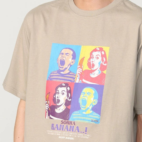 KRIFF MAYER ( クリフメイヤー ) ダジャレ半袖Tシャツ ソンナバナナ | 2556302 | 半袖 | Tシャツ | プリントTシャツ | 綿100% | メンズ | ユニセックス | お出かけ | オシャレ | アウトドア | キャンプ | レジャー | くりふめいやー | カジュアル