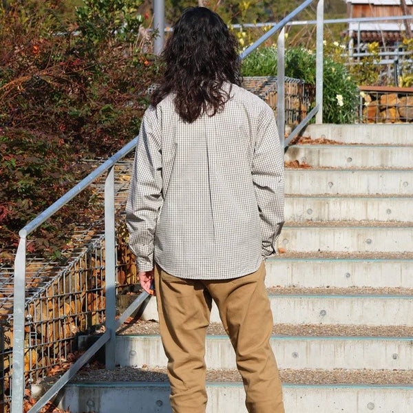 KRIFF MAYER ( クリフメイヤー ) シアサッカーチェックドアシャツ | MENS | 2535103 | メンズ | 長袖 | 長袖シャツ | カジュアル | オシャレ | 春服 | アパレル | チェック | ゆったり | 綿100％ | くりふめいやー