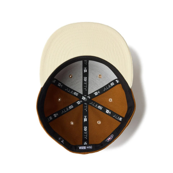 NEW ERA ( ニューエラ ) 59FIFTY Pancakes ニューヨーク・ヤンキース トーステッドピーナッツ ワインコークバイザー | 帽子 | キャップ | 日よけ | オシャレ | 14388834 | ユニセックス | ポリエステル | レジャー | アウトドア | にゅーえら