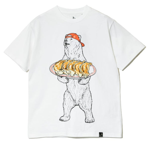 go slow caravan ( ゴースローキャラバン ) USA/C 餃子クマ TEE | MENS | WOMENS | シャツ | Tシャツ | ウェア | トップス | 半袖 | プリントT | クマ | 中華 | 可愛い | 341913 | カジュアル
