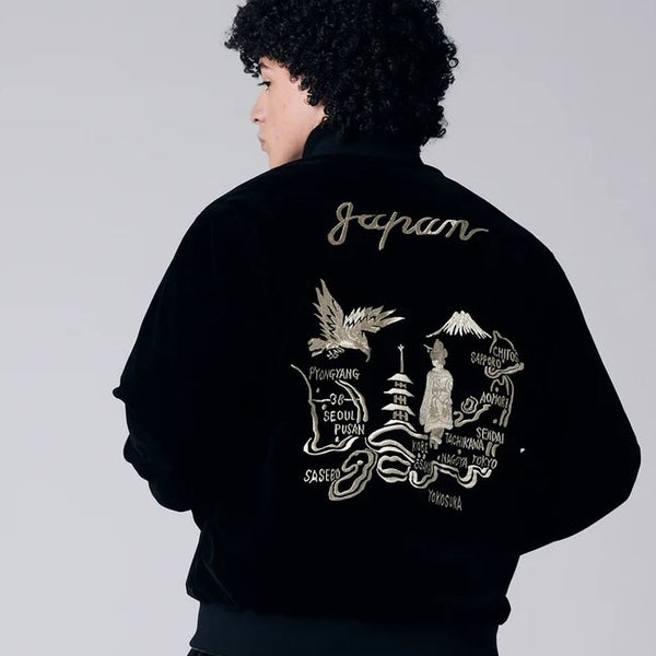 TAION ( タイオン ) ジャパンスペシャル リバーシブル スカジャン ダウンジャケット | ジャケット | アウター | リバーシブル | 2way | TAION-JK04JS | 洗える | 防寒 | スカジャン風 | 軽い | 軽量 | たいおん | 冬