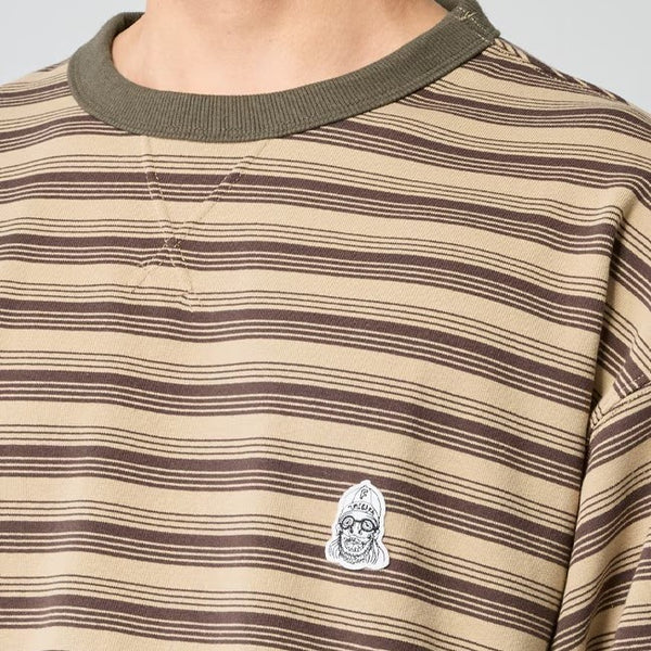 KRIFF MAYER ( クリフメイヤー ) チルタイムボーダースウェットT | MENS | 2547807 | メンズ | ボーダー | 半袖 | シャツ | カジュアル | ワンポイント | 半袖Tシャツ | キャンプ | お出かけ | アウトドア | くりふめいやー