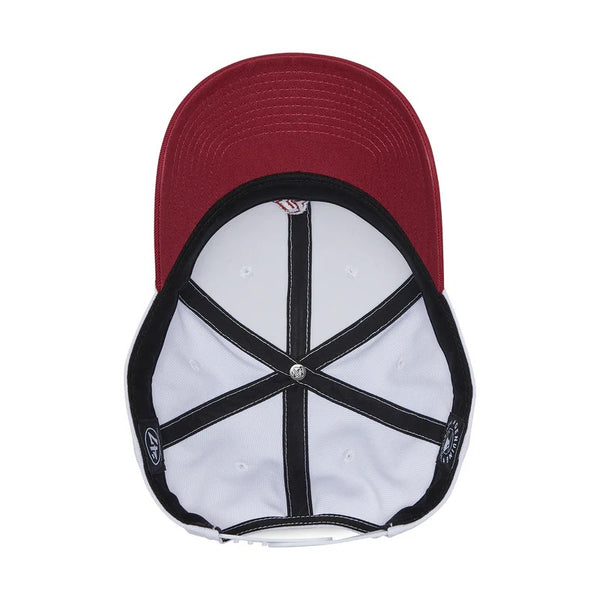 '47 ( フォーティーセブン ) '47 エムブイピー ボストン・レッドソックス STADIUM ADDRESS ベースランナー ホワイト カーディナルバイザー | 帽子 | キャップ | 日よけ | ワンポイント | 刺繍 | 14920311 | ふぉーてぃーせぶん