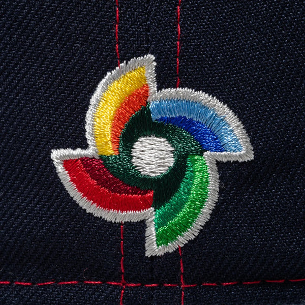 NEW ERA ( ニューエラ ) 59FIFTY World Baseball Classic クロームホワイト/ネイビー | ネイビー | 帽子 | キャップ | ポリエステル | フラットバイザー | 正規品 | にゅーえら | 日よけ | 14948254 | 14948259 | お出かけ | シンプル | ジャストサイズ