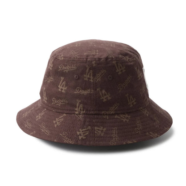 NEW ERA ( ニューエラ ) バケット01 MLB Jacquard ロサンゼルス・ドジャース ブラウン | 帽子 | バケットハット | ハット | 日よけ | UVカット | コットン | 高級感 | お出かけ | オシャレ | 14744777 | にゅーえら