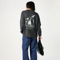 CHUMS ( チャムス ) ブービーバードツインズロングスリーブTシャツ 長袖 Tシャツ ロンT オーバーサイズ ゆったり おしゃれ メンズ レディース ユニセックス バックプリント アウトドア コットン 綿 CH01-2868