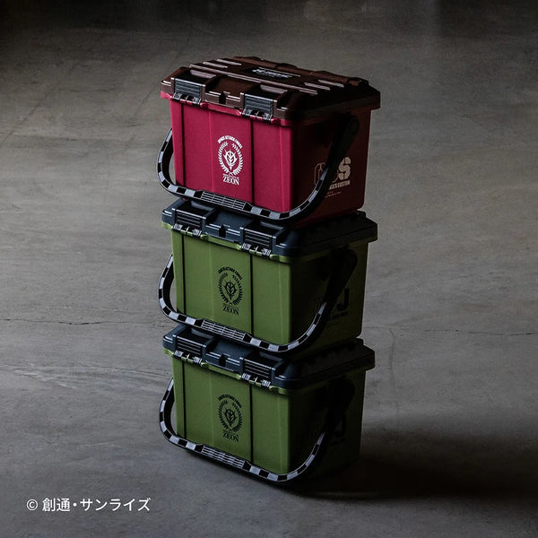 機動戦士ガンダム ツールボックス17L ジオン公国軍モデル | G-102 | シャア専用モデル | G-101 | タフ | 頑丈 | ハードボックス | フタ | 取り外し | 両側開閉 | スタッキング | 車 | 収納 | 収納ボックス