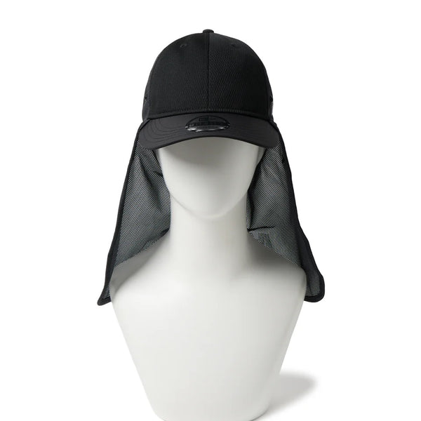 NEW ERA ( ニューエラ ) 9THIRTY サンシェード Tech Multi Mesh ブラック | アウトドア | 帽子 | キャップ | メッシュ | 通気性 | キャンプ | 登山 | レジャー | ユニセックス | ポリエステル | 首 | 日よけ | 14774412 | にゅーえら