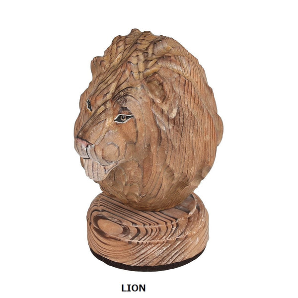 DULTON ( ダルトン ) WOODEN ANIMAL HEAD | ウッデン アニマル ヘッド | ポーラー ベア | ウルフ | タイガー | ライオン | 動物 | 置物 | オブジェ | 木製 | Y-0740 | だるとん