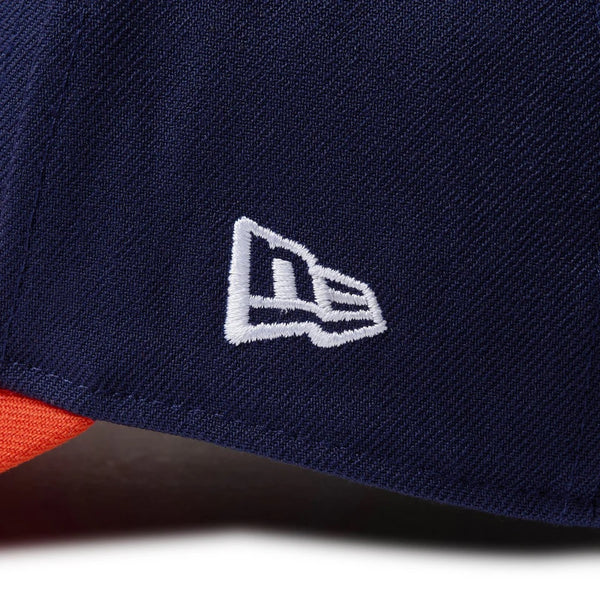 NEW ERA ( ニューエラ ) 9FORTY 2-Tone Woven Label デトロイト・タイガース ライトネイビー オレンジエイドバイザー | 帽子 | キャップ | 14667832 | ポリエステル | 日よけ | オシャレ | ベルクロストラップ | ユニセックス | にゅーえら