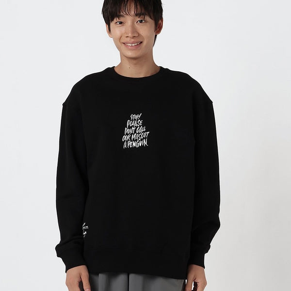 CHUMS ( チャムス ) 守矢努 ツインズクルートップ Twins Crew Top メンズ スウェット トレーナー クルーネック 裏起毛 USAコットン100％ オーバーサイズ ゆったり 長袖 トップス 温故知新 ブービーツインズ ステンシル アート アウトドア キャンプ 秋冬 CH00-1595