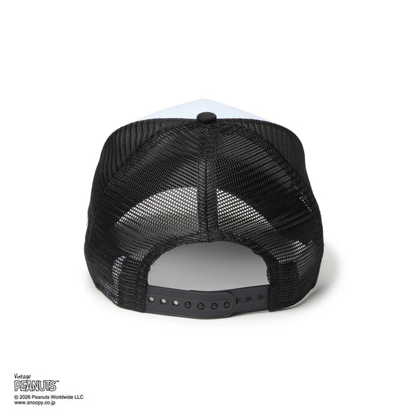 NEW ERA ( ニューエラ ) 9FORTY A-Frame トラッカー Vintage PEANUTS ピーナッツ JOE COOL ジョー・クール | スヌーピー | ユニセックス | サイズ調整 | 日よけ | オシャレ | カーブドバイザー | メッシュ | 14865347 | 14865348 | にゅーえら