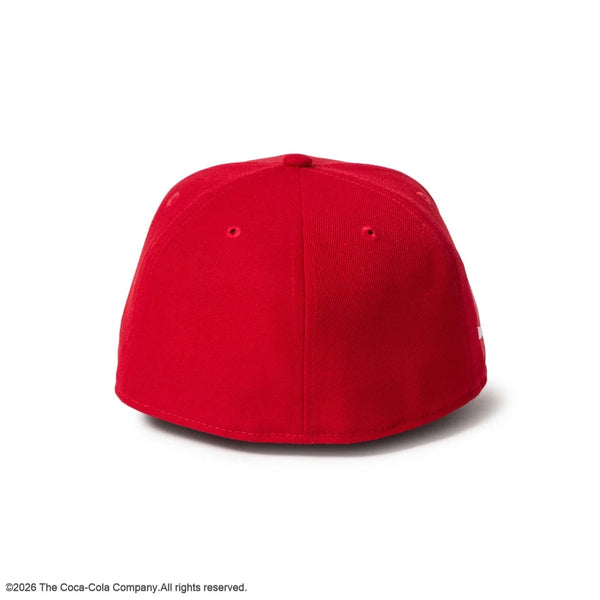 NEW ERA ( ニューエラ ) 59FIFTY Coca-Cola コカコーラ スカーレット キャップ 帽子 メンズ レディース ベースボールキャップ 59FIFTYキャップ コカ・コーラ ロゴ カジュアル ストリート 15154862