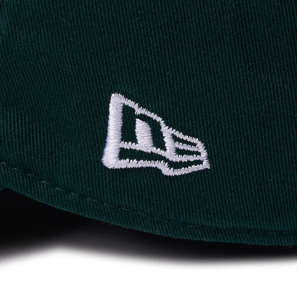 NEW ERA ( ニューエラ ) 9TWENTY MLB Chain Stitch チェーンステッチ オークランド・アスレチックス ダークグリーン | 帽子 | キャップ | 緑 | サイズ調整 | クロスストラップ | ユニセックス | 日よけ | オシャレ | 14668015 | にゅーえら