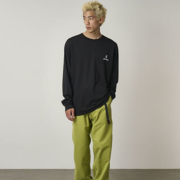 GRAMICCI ( グラミチ ) ワンポイントロゴロングスリーブTシャツ | 長袖 | ウェア | トップス | 長袖Tシャツ | シンプル | G5FU-T100 | カジュアル | ホワイト | ブラック | ぐらみち | ユニセックス | Tシャツ