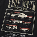 KRIFF MAYER ( クリフメイヤー ) クリフメイヤー 外遊びプリントロンT 古代魚 ロンT 長袖Tシャツ 長袖Tシャツ メンズ メンズロンT プリントTシャツ カジュアルTシャツ アメカジ アメカジTシャツ アウトドアウェア アウトドアTシャツ 外遊び