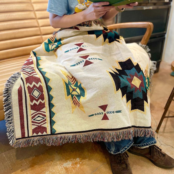 DULTON ( ダルトン ) JACQUARD MULTI CLOTH | マルチクロス | ジャガード織り | ひざ掛け | キャンプ | ピクニック | アウトドア | オールシーズン | 薄手 | レジャーシート | オシャレ | RN-0582 | だるとん
