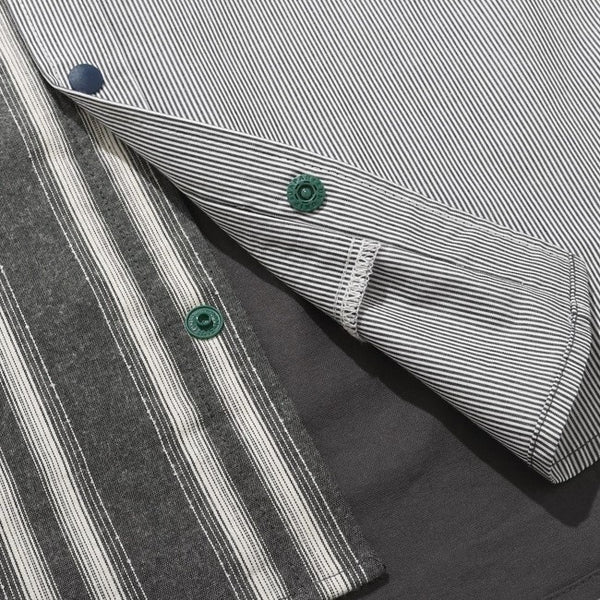 KRIFF MAYER ( クリフメイヤー ) バンドカラー袖リブハッピーシャツ | MENS | 2537000 | 長袖 | シャツ | オシャレ | メンズ | 男性用 | スナップボタン | トップス | インナー | アパレル | 春 | 羽織る | お出かけ | くりふめいやー | カジュアル