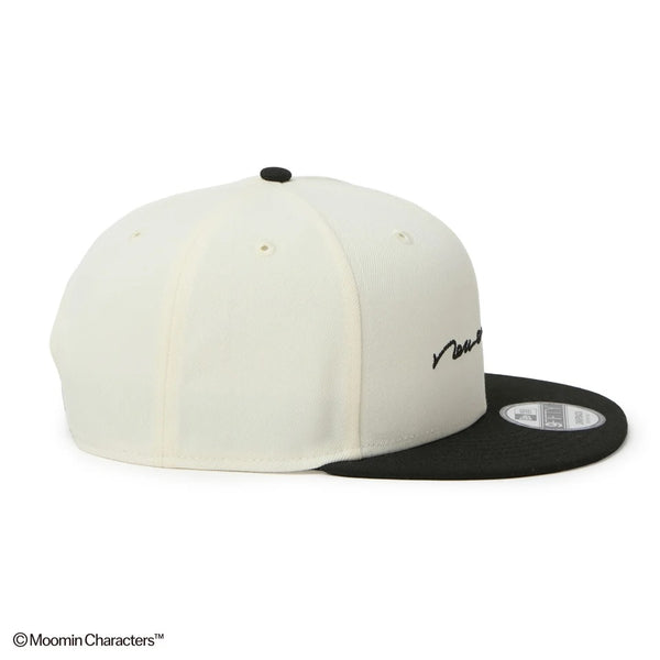 NEW ERA ( ニューエラ ) 9FIFTY Moomin Drawing ムーミン クロームホワイト/ブラック キャップ 帽子 コラボ スナップバック 9FIFTY メンズ レディース ユニセックス 男女兼用 カジュアル おしゃれ 15154790
