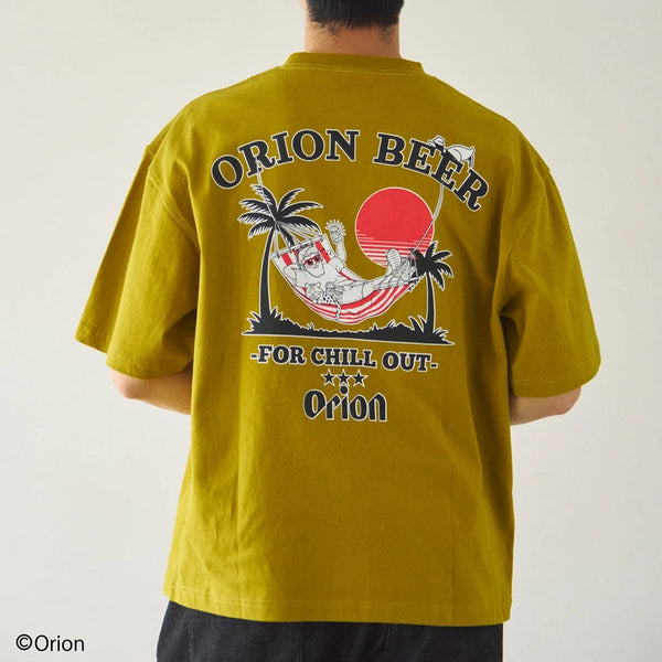 【 Duckster × ORION 】 RELAXED FIT S/STEE ハンモック Tシャツ 半袖 半袖Tシャツ バックプリント プリントT コラボ カジュアル 綿100％ コットン オリオンビール 沖縄 950210 ゆったり オーバーサイズ カットソー トップス ユニセックス メンズ レディース
