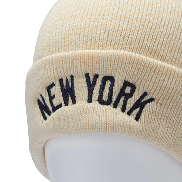 ’47 ( フォーティーセブン ) ’47カフニット ニューヨーク・ヤンキース MLB Wordmark ナチュラル | 帽子 | キャップ | オシャレ | 防寒 | 冬 | オシャレ | 秋 | 伸縮性 | ニット帽 | シンプル | ユニセックス | 14858431