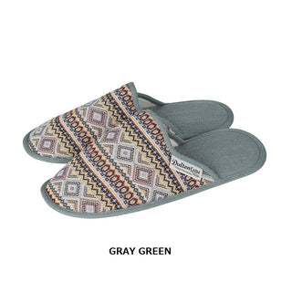 DULTON ( ダルトン ) SLIPPERS SAMOA スリッパ サモア | メンズ | レディース | 履物 | 室内 | 家 | 来客 | 自宅 | 織り柄 | サモア柄 | ルームシューズ | 袋付 | 旅行 | 行事 | 持ち運び | 携帯 | RN-0783 | だるとん