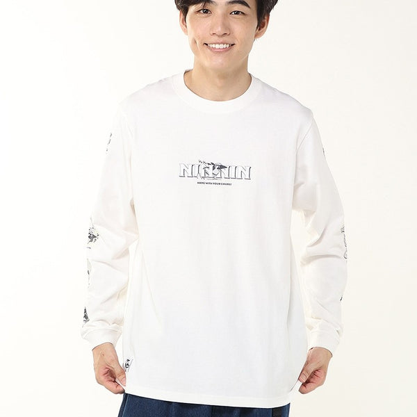 CHUMS ( チャムス ) ザニンジャブラッシュドロングスリーブTシャツ | ロンT | ロングTシャツ | 長袖 | トップス | ウェア | ロングスリーブTシャツ | 忍者 | モチーフ | アウトドア | CH01-2662 | ちゃむす