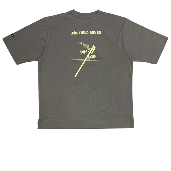 LITTLE RISE × FIELD SEVEN ( リトルライズ × フィールドセブン ) ぺぐT | 半袖 | Tシャツ | バックプリント | アウトドア | キャンプ | お洒落 | トップス | アパレル | ペグ | オリジナル