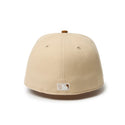 NEW ERA ( ニューエラ ) 59FIFTY Powered by GORO MIN-NANO ニューヨーク・ヤンキース オーツミルク/ティラミス 帽子 キャップ アウトドア 中津川吾郎 ポリエステル 15175514 おしゃれ
