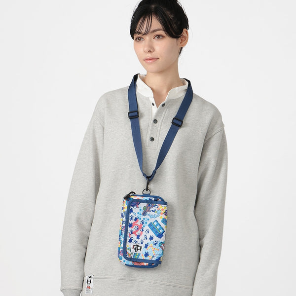 CHUMS ( チャムス ) リサイクルウォレットショルダーポーチ ショルダーバッグ コンパクト アウトドア キャンプ レジャー 散歩 メンズ レディース 財布 スマホポーチ 斜め掛け フェス サブバッグ カジュアル ミニショルダー CH60-4094