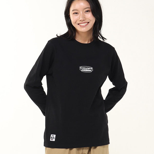 CHUMS ( チャムス ) チャムスリミテッドブラッシュドロングスリーブTシャツ | ロンT | ロングTシャツ | 長袖 | 長袖シャツ | ウェア | トップス | ゆとり | ワンポイント | お出かけ | シンプル | バックプリント | CH01-2660 | ちゃむす